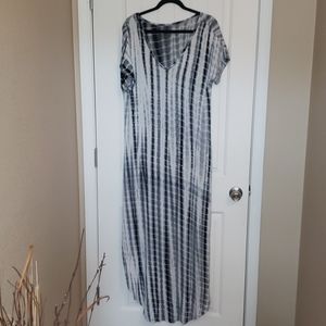 Tye Dye Maxi Cotton Spandex Size Medium